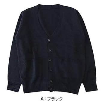 ブラック長袖カーディガン MARC BY MARC JACOBS ブラック長袖カーディガン ウール混 xs